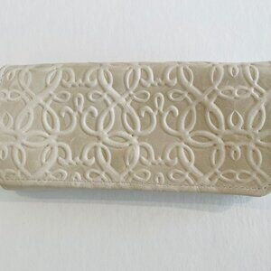 Alex and Ani Gabriel soft Leather Continental Wallet, blush, credit card,artisan